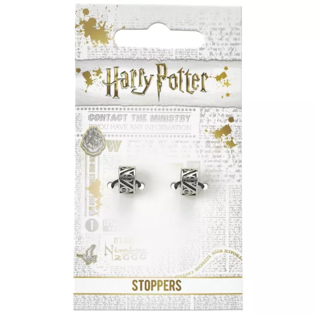 Lot de 2 Harry Potter reliques de la mort Charm Charm Stopper Slider Slider Char