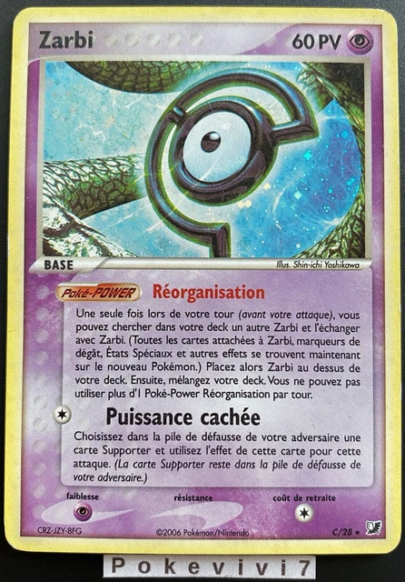 Pokemon Card ZARBI C/28 Holo Secret Block EX Hidden Forces FR