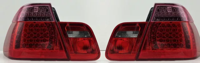 LED Rückleuchten Set für BMW 3er E46 Limousine 98-01 - rot/hellrot