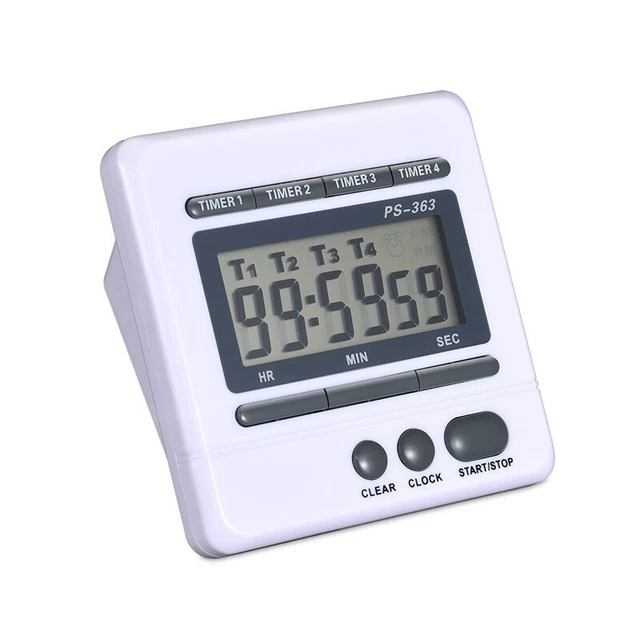 Timer Da Cucina Digitale Touch Screen Szsmd | LCD Magnetico Con Conto Alla Rovescia E Allarme | Retroilluminato, Supporto E Magnete