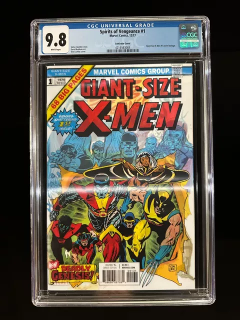 Spirits of Vengeance #1 CGC 9.8 (2017) Lenticular - Giant Size X-Men #1 homage