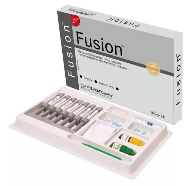 Prevest Denpro Fusion Kit Composite Nano Hybride Photopolymérisable Universel 3