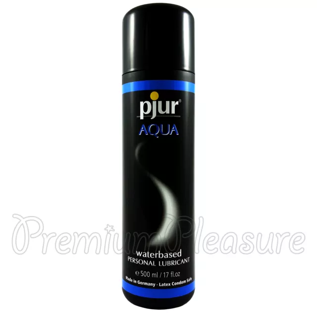 pjur AQUA lubricant Water based premium personal lube bodyglide Massage