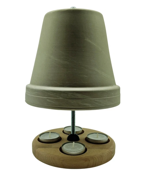 Chauffe-thé à Bougies – Support Métal, Design élégant, Ambiance Chaleureuse Pour Salon, Jardin, Terrasse