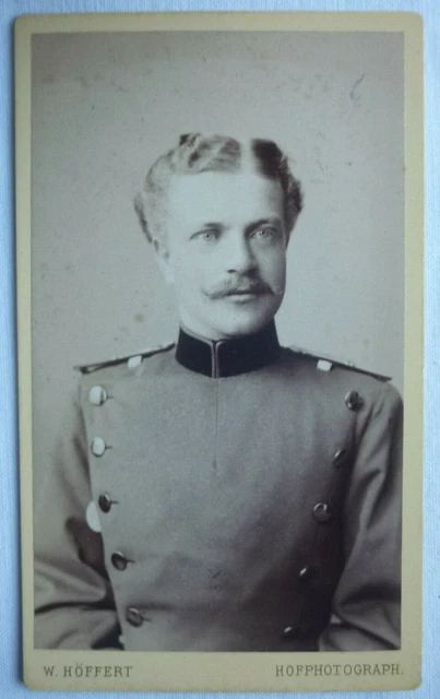 CdV Preussische KRIEGSAKADEMIE BERLIN 1886 - 1889 von Höffert Leipzig Dresden