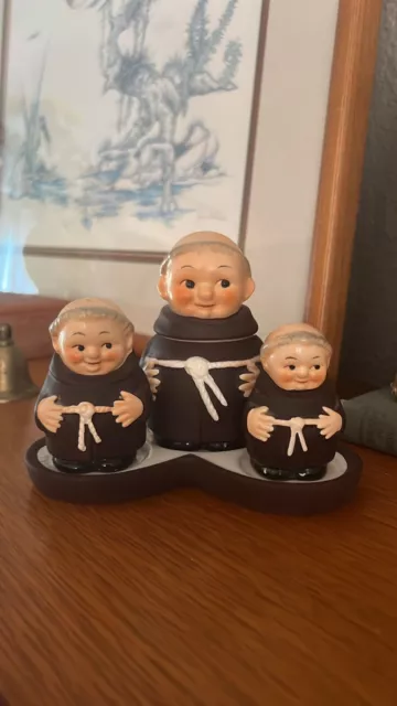 Goebel W. Germany Friar Tuck 4 pc set