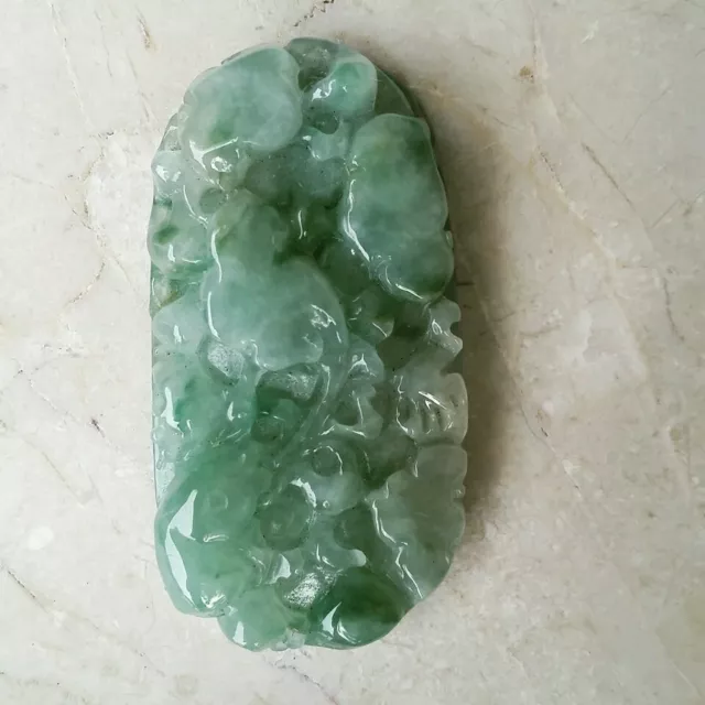 Late 20Th C. Hand Carved Jadeite  , 100% Untreated, Grade A, A Must See !!!!