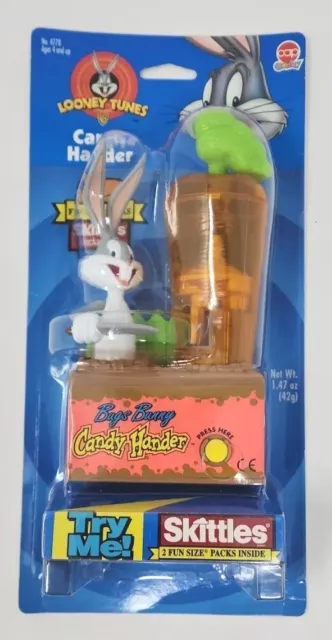 Vintage 1998 Bugs Bunny Candy Holder Dispenser Looney Tunes No. 4770 NIP U169