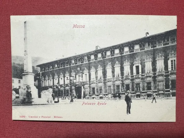 Cartolina - Massa - Palazzo Reale - 1900 ca.