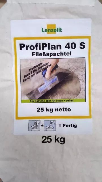 1 Pal=300 kg Ausgleichmasse Fließspachtel Nivelliermasse Selbstverlaufend 40 mm