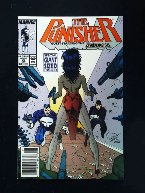 Punisher #25 (2Nd Series) Marvel Comics 1990 Vf+ Newsstand