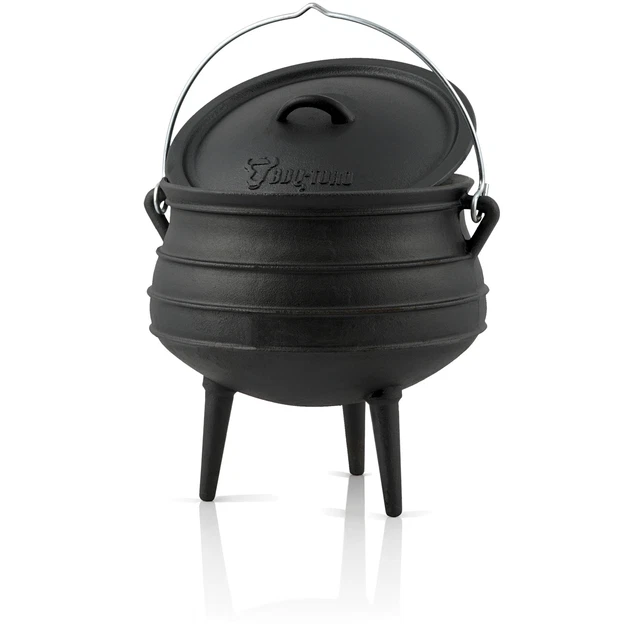 BBQ-Toro Potjie #2, für 4 - 8 Personen, 6 Liter, Gusseisen Kochtopf *B-Ware*