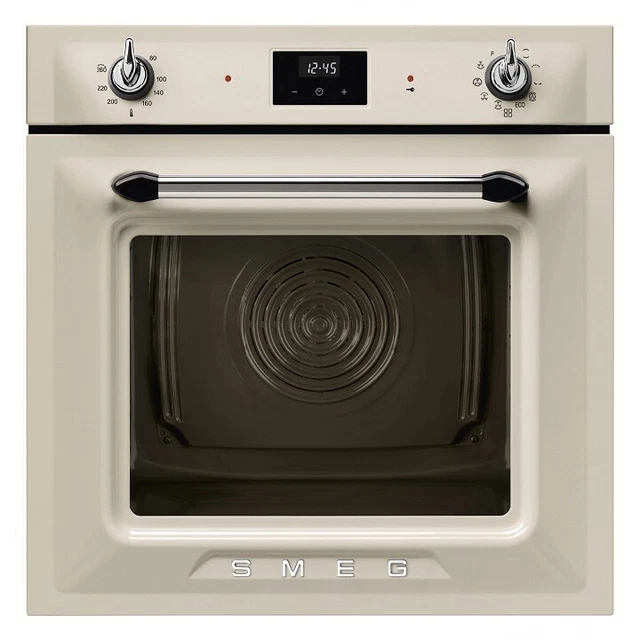 SMEG SOP6900TP Four Encastré Multifonctions Galileo Traditionnel Pyrolitic Crème