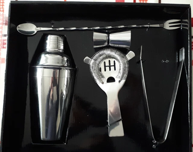 Kit cocktail shaker coffret 5 pièces l Neuf