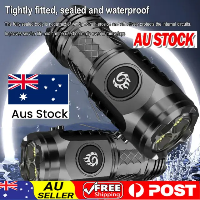 THREE-EYED MONSTER MINI Super Power Flashlight for Home/Camping Waterproof  $14.99 - PicClick AU