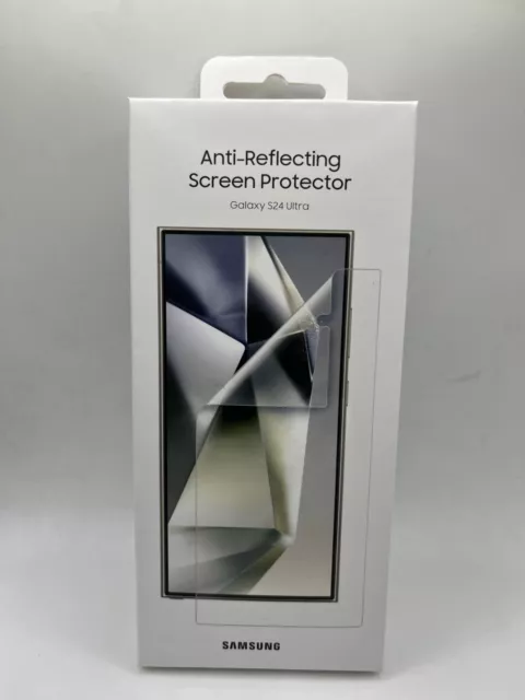 Authentic Samsung Anti-Reflecting Film Screen Protector For Galaxy S24 Ultra 2pk