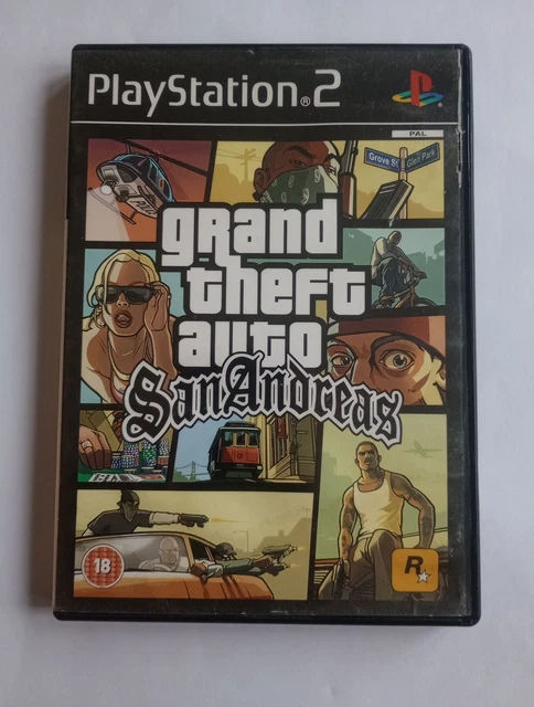 GRAND THEFT AUTO: San Andreas Sony PlayStation 2 FREE P&P £6.95 ...