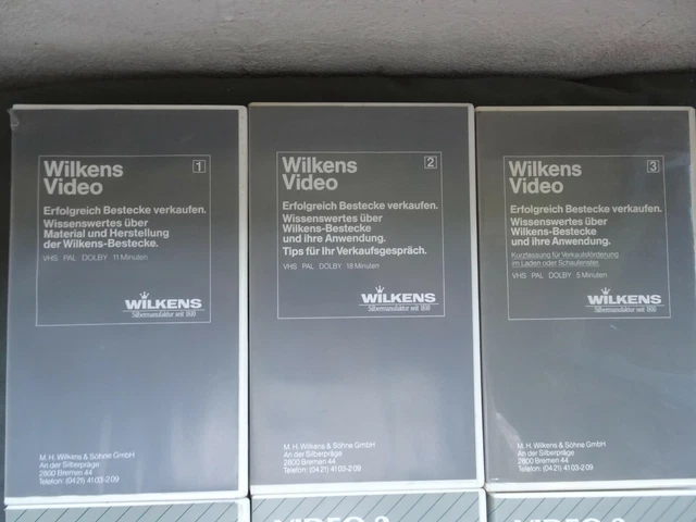 Ultra rar * Besteck 6 Videos * erfolgreich Bestecke verkaufen * Wilkens BSF 2