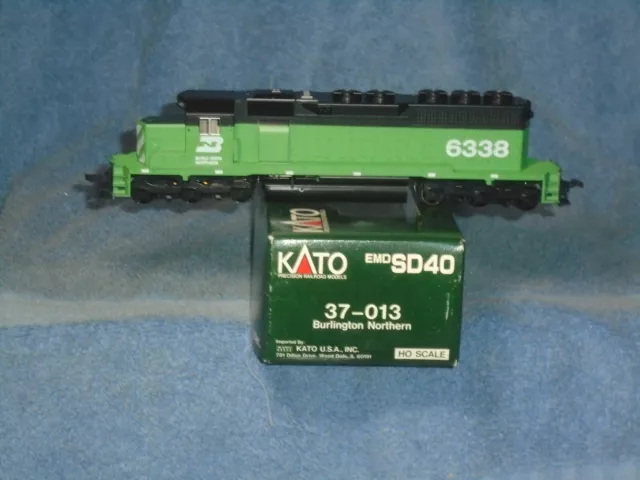 Kato Ho Scale #37-013 Emd Sd40 Burlington Northern #6338