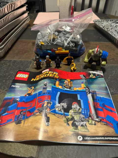 Lego 76088 Marvel Super Heroes Thor Vs. Hulk: Arena Clash Complete With Minifigs