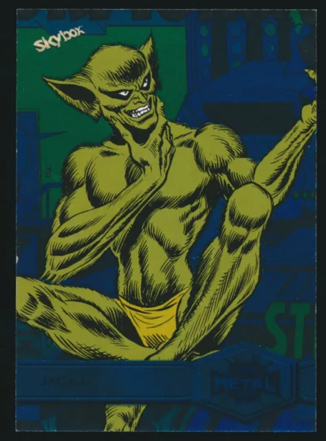 2021 Marvel Metal Universe Spider-Man Turquoise #167 Jackal 30/50