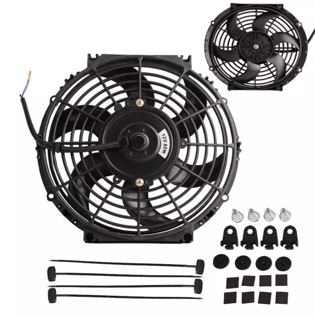 10" 12V Universel ventilateur de radiateur électrique Push Pull Kit de montage