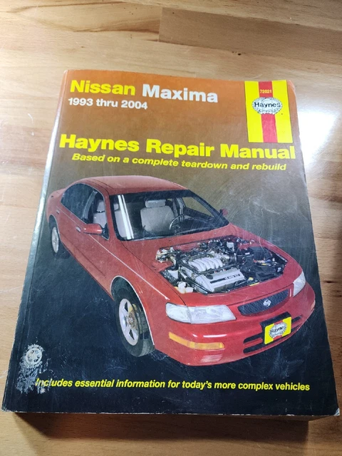 Repair Manual Haynes 72021 fits 1993 Nissan Maxima