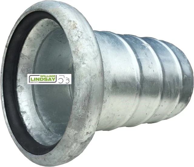 6 Bauer Type Galvanised Steel Lever Lock, Male, Female