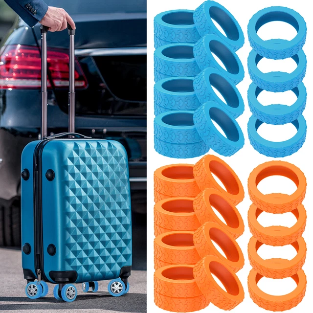 NVTEGR 16 Pcs Suitcase Wheel Covers, Luggage Wheel Covers, Luggage