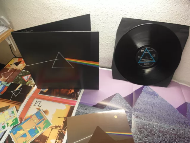 Pink Floyd – The Dark Side Of The Moon Lp mint 30th Anniversary Edition + Poster