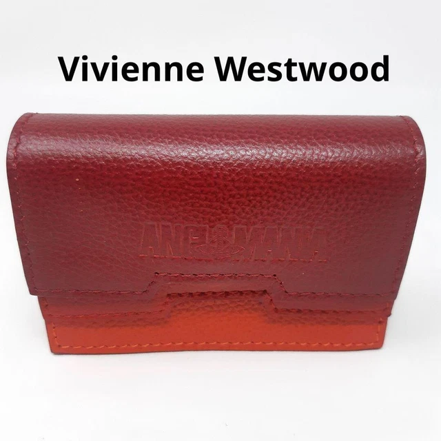 Vivienne Westwood Card Case wallet SUSIE DOUBLE FLAP Red  From Japan