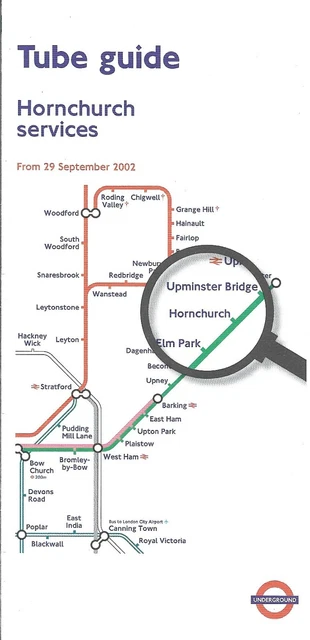 LONDON UNDERGROUND TUBE Guide Hornchurch Services Sept 2002 0 51 london-underground-tube-guide-hornchurch-services-sept-2002-0-51