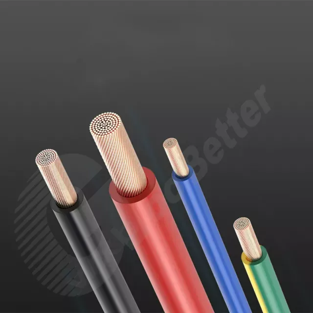 Pure Copper Core Wire RV Wire 0.75mm²~16mm² 6 Colors Connecting Stranded Wire