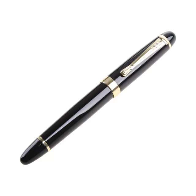 Jinhao X450 Black Medium Nib Trim Fountain Pen Nice