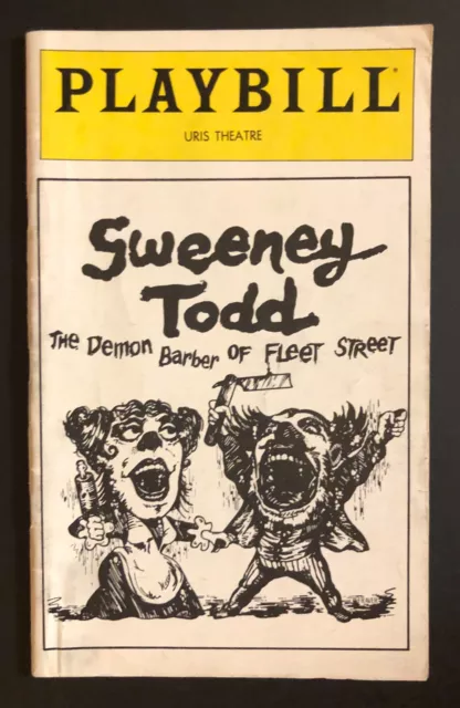 Angela Lansbury - Sweeney Todd Memorabilia - Playbill and Program w/ Autographs 3