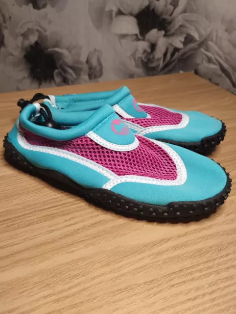 Mädchen Lakeland Active Eden Wasserschuhe, Größe 1 UK (33 EU) türkis + rosa