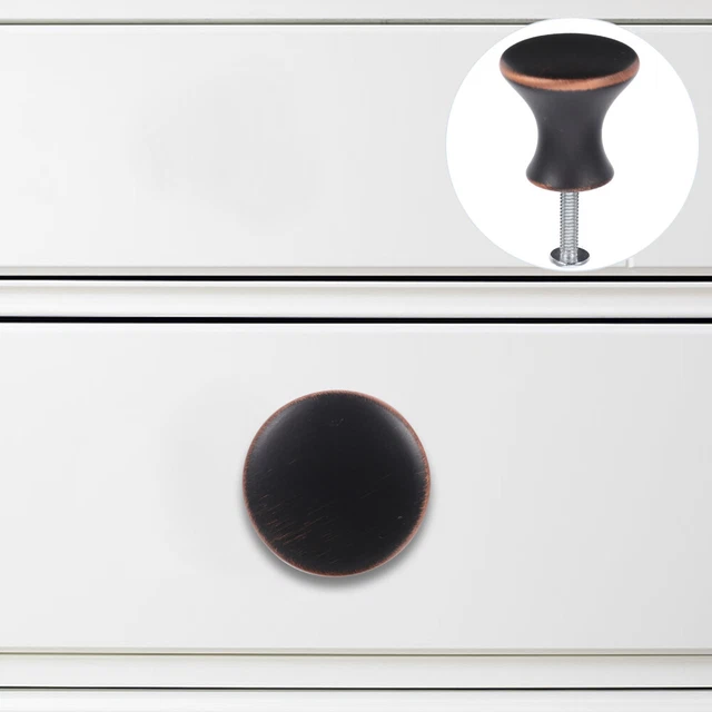 Metal Dresser Knobs Single Hole Handle Armoire Wardrobe Cabinet Simple
