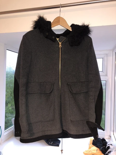 Manteau zara col fourrure 2025