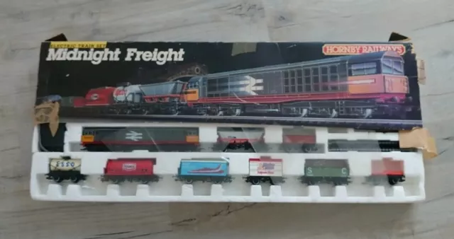 DCC HORNBY R674 Midnight Freight Class 58 Train Set 130.00