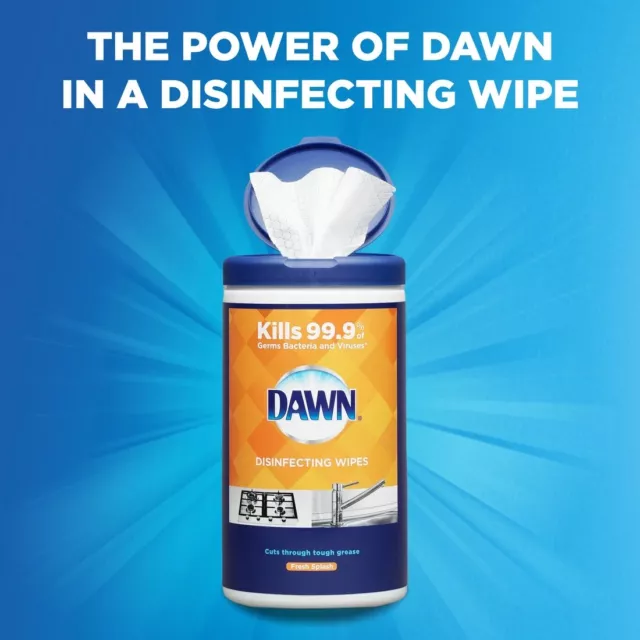 Dawn Disinfecting Wipes Fresh 6/75ct