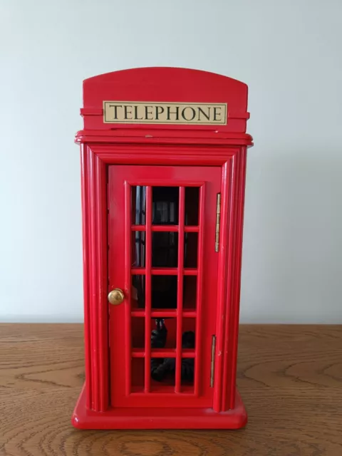 Harcourt  70's Vintage Novelty Telephone Box With Working Phone