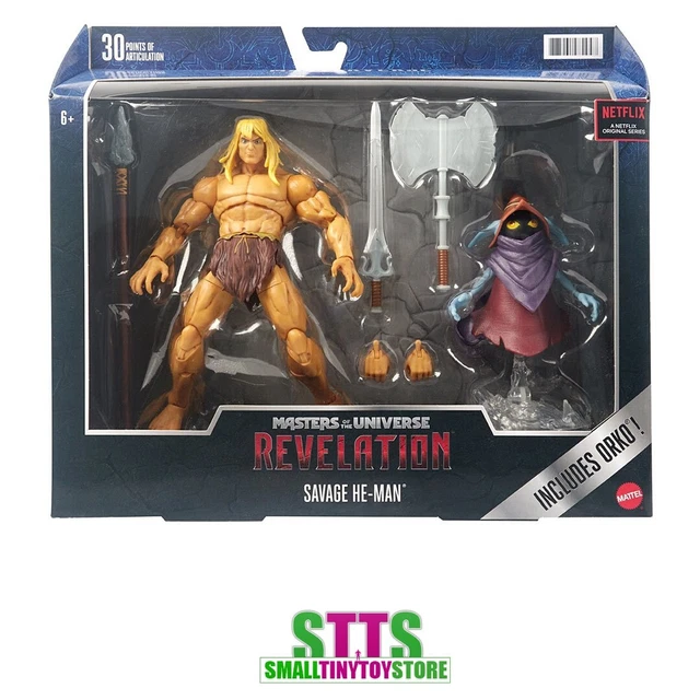 Savage He-Man Orko Masters Of The Universe Revelation Masterverse US Card