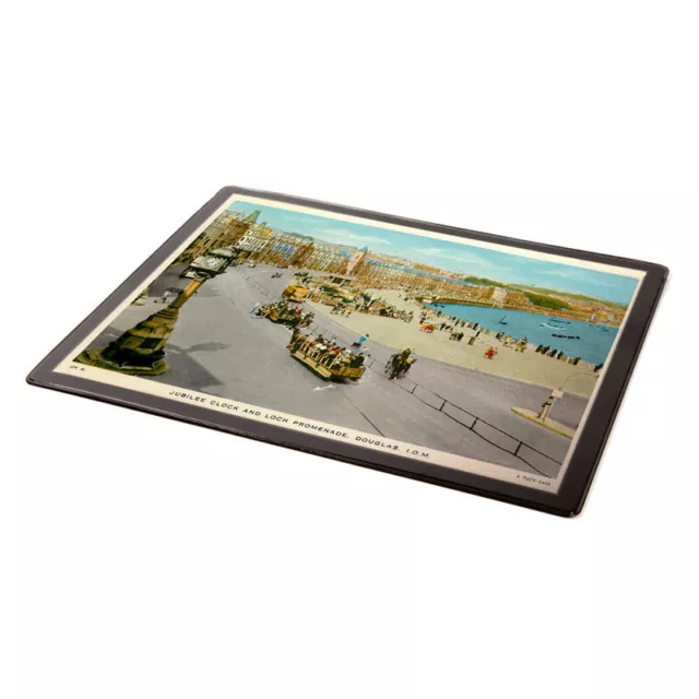 MOUSE MAT - Vintage Isle of Man - Jubilee Clock & Loch Promenade, Douglas c