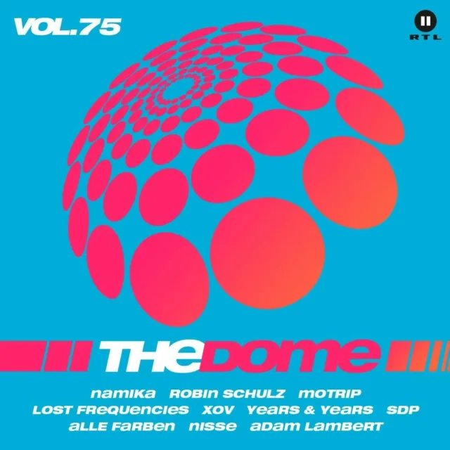 THE DOME,VOL.75 2 CD SDP, Hurts, Walk The Moon, Mark Forster, Robin Schulz NEU