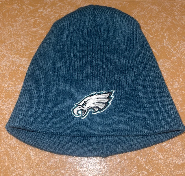 kids youth philadelphia eagles green hat cap beanie