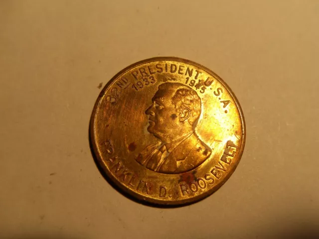 Fdr Onward America  A New Deal Franklin D. Roosevelt Medal  Coin
