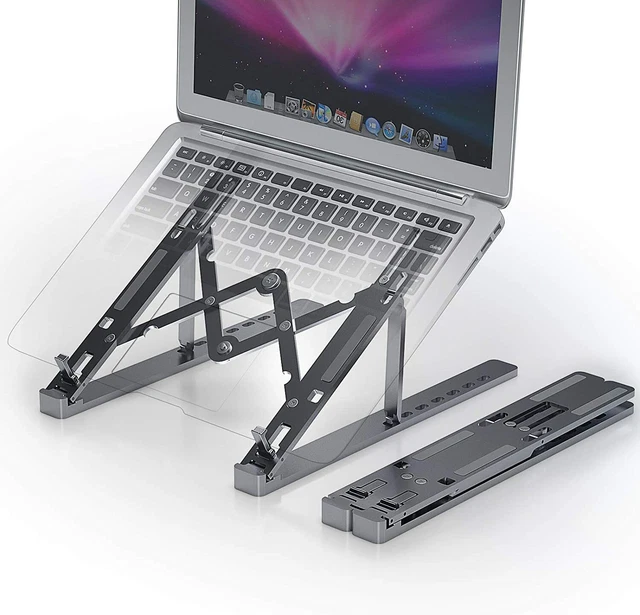 TECHOSS LAPTOP STAND, Adjustable MultiAngle Foldable Laptop Stand