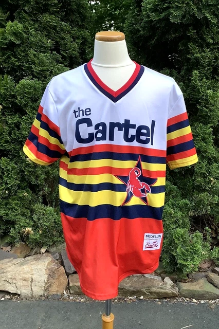 #49 PABLO ESCOBAR "The Cartel Medellin" SOCCER JERSEY by Hudson Men's Sz: 2X #49 PABLO ESCOBAR "The Cartel Medellin" SOCCER JERSEY by Hudson Men's Sz: 2X