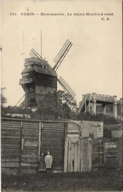 CPA PARIS 18e Montmartre Moulin de la Galette (998938)