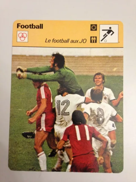 Carte Football 1977 Editions Rencontre // Le Football Aux Jeux Olympiques - Croy